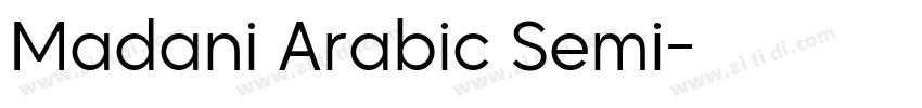 Madani Arabic Semi字体转换